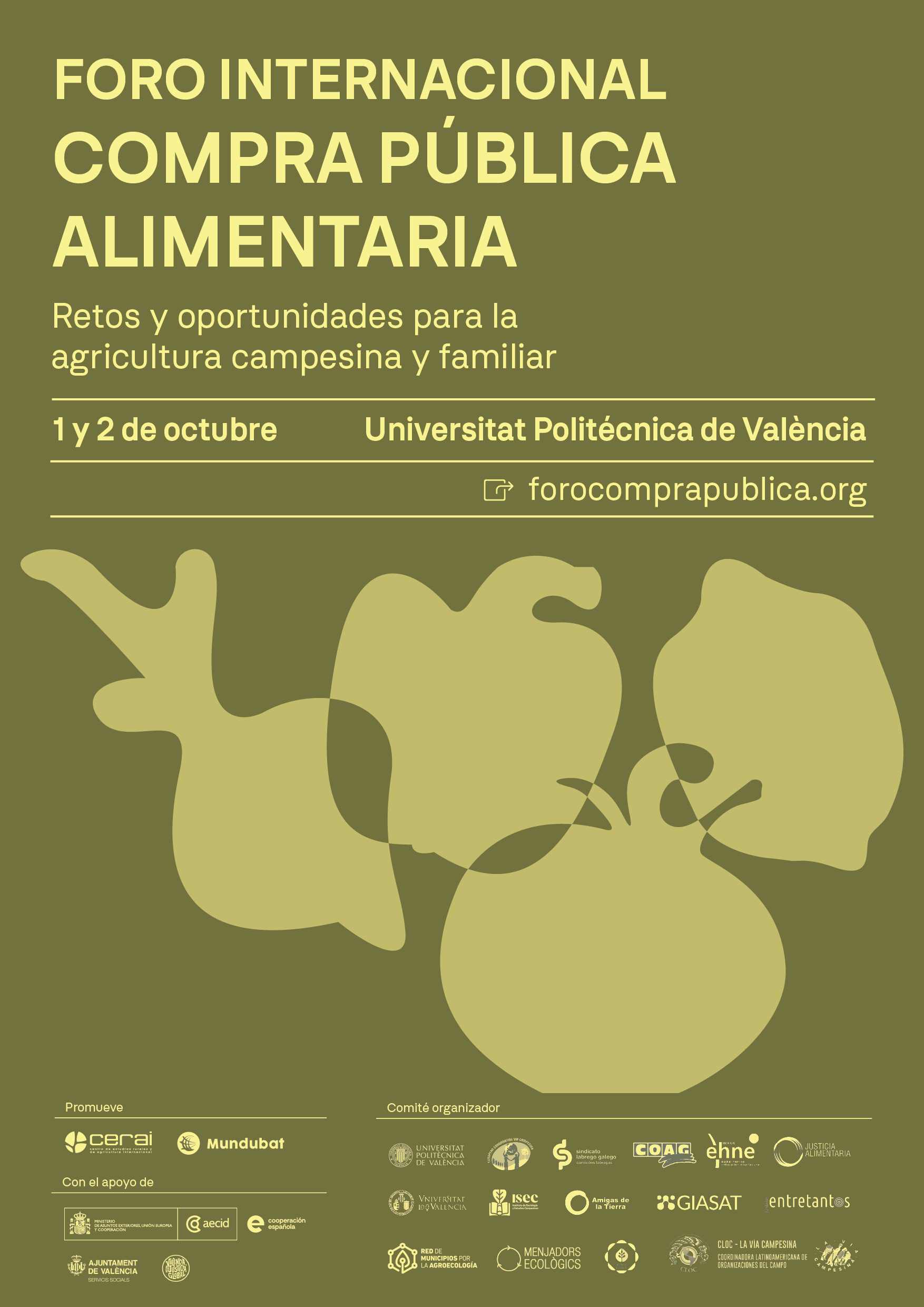 Cartel Foro Compra Pública Alimentaria